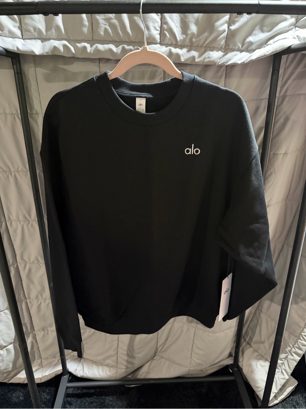Alo Accolade Black Crewneck